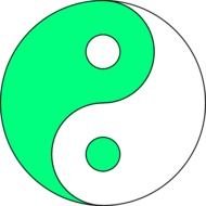 Ying Yang Clip Art N3