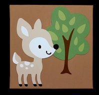 Deer Woodland Animal Baby Shower
