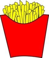 French Fry Cartoon N2