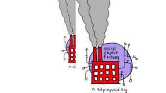 social object factory as a graphic illustration