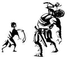 David And Goliath Clip Art N24