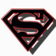 super Superman Logo Clip Art drawing