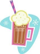 Root Beer Float Clip Art N13