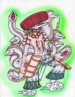 Japanese sea and Storm God Susanoo