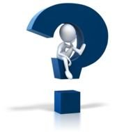 Stick Figure on Question Mark