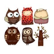 Woodland Tree Clip Art