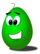 animated green egg