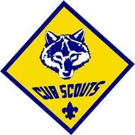 Cub Scoutâs logo with wolf head