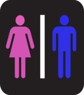Men And Women Bathroom Signs N3
