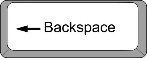 Backspace as a Key