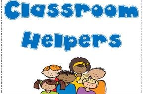 Classroom Helpers poster drawing