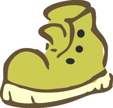 Hiking Boots Clip Art N20
