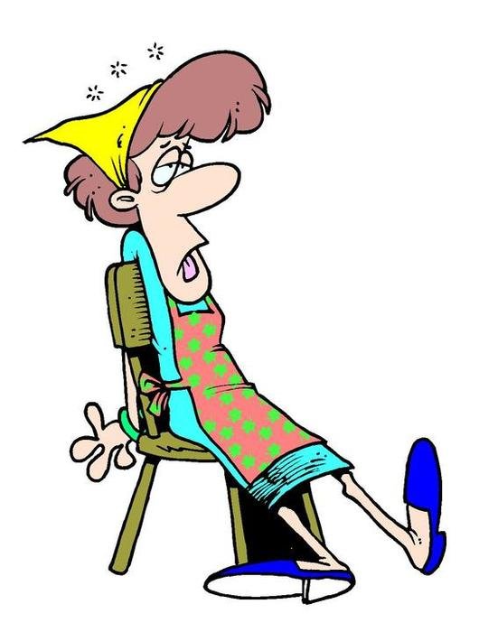 Tired Person Clip Art N7