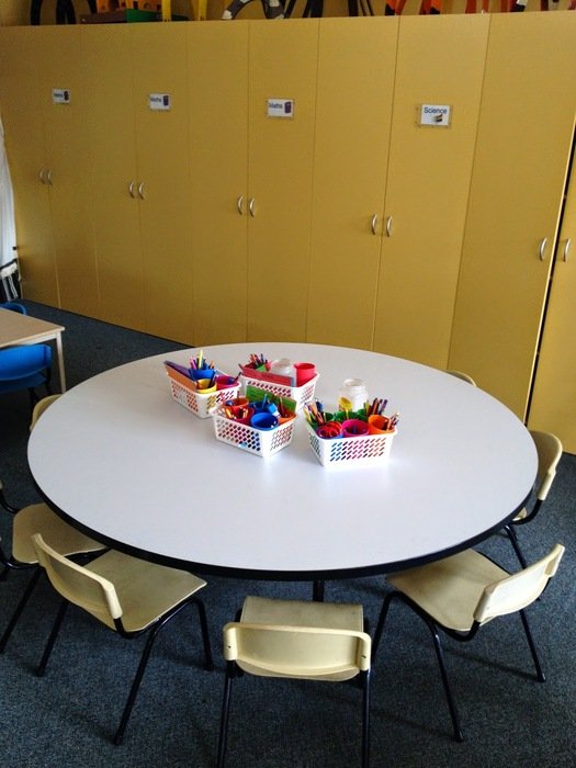 From Last Year And Show The Space I Shared With Three Other Grades
