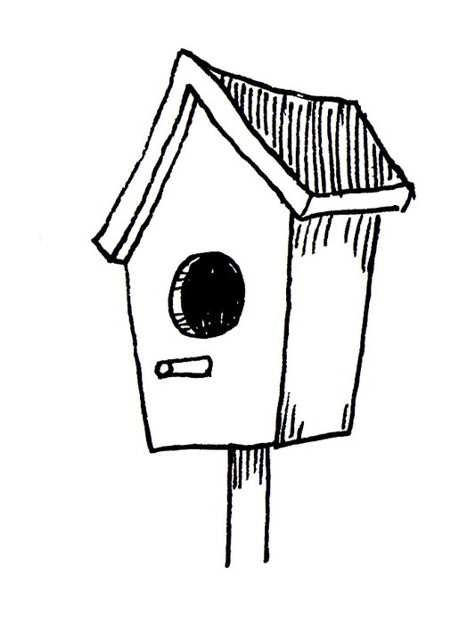 İllustration of Bird House