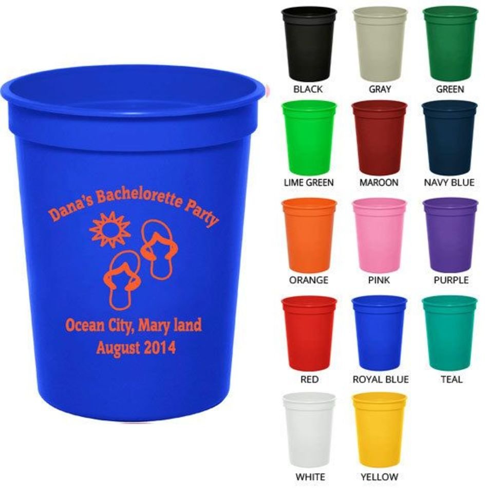 16 Oz Bachelorette Party Cups Clipart 6108