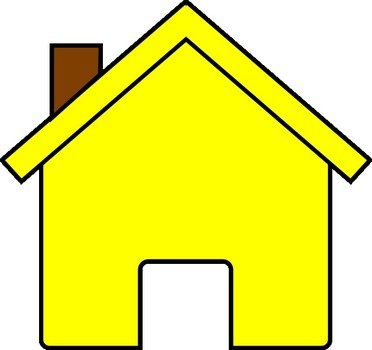 Yellow House Clip Art Free