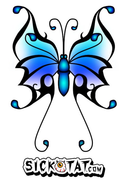 Butterfly Tattoo Designs N15