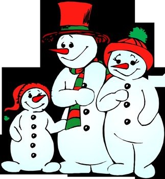 Christmas Snowman Clip Art N23
