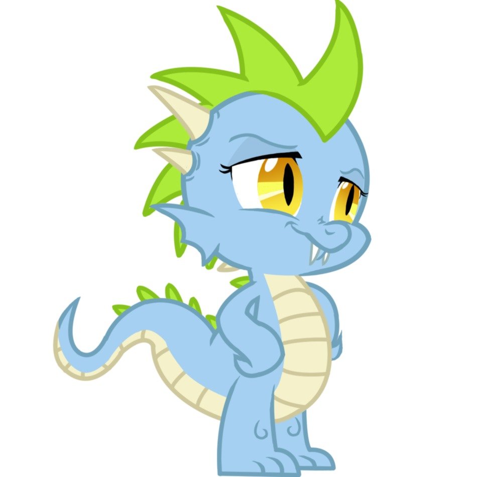 blue baby dragon
