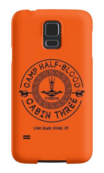 Camp Half-Blood Cabin tree, stamp on back of smartphone