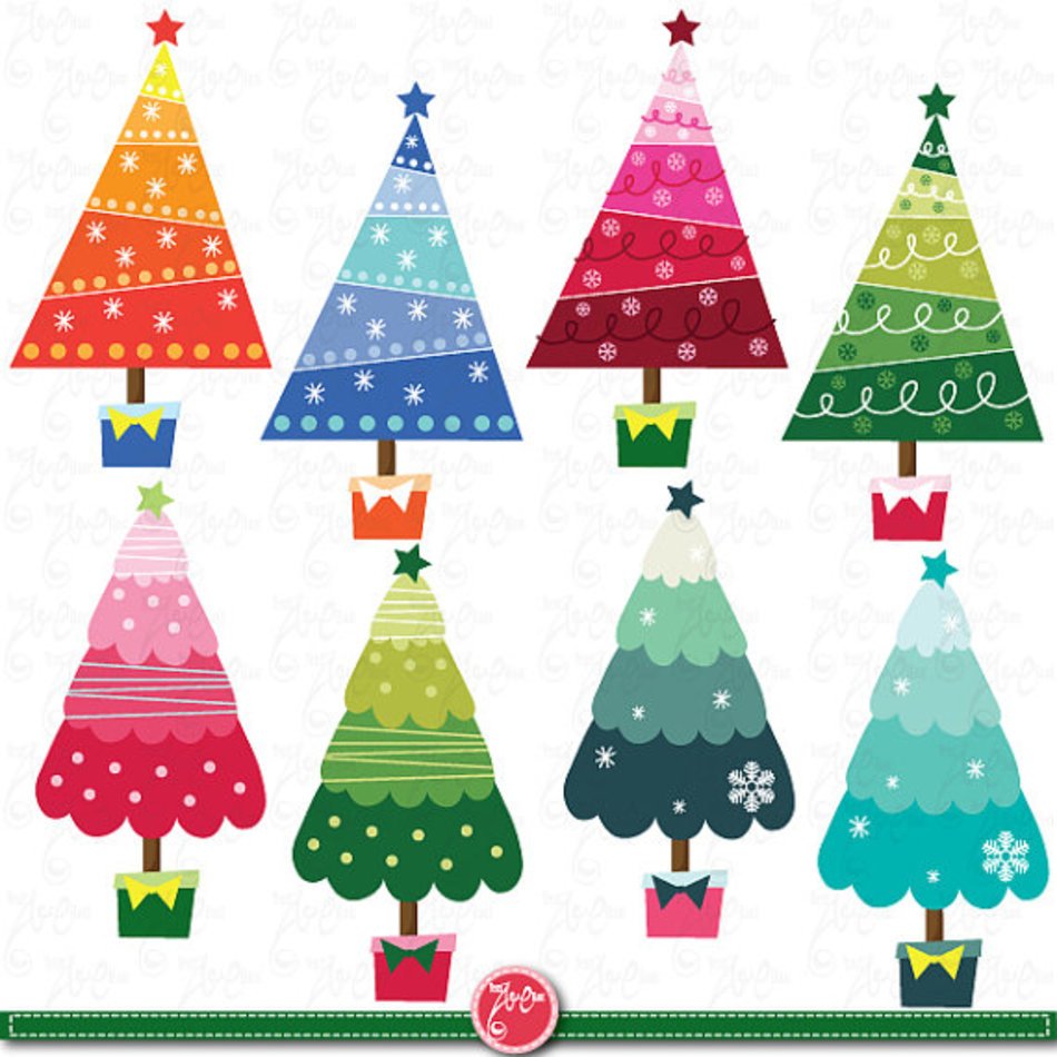 Are Some Of Vendors Product Christmas Clip Art Funky Tree Pictures