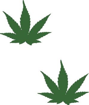 Weed Leaf Clip Art N6