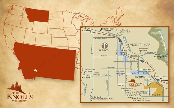 Montana Airports Map drawing