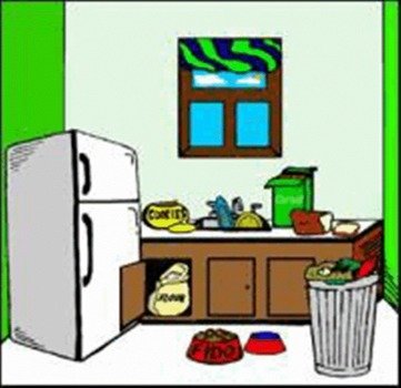 Clean Room Clipart Kitchen