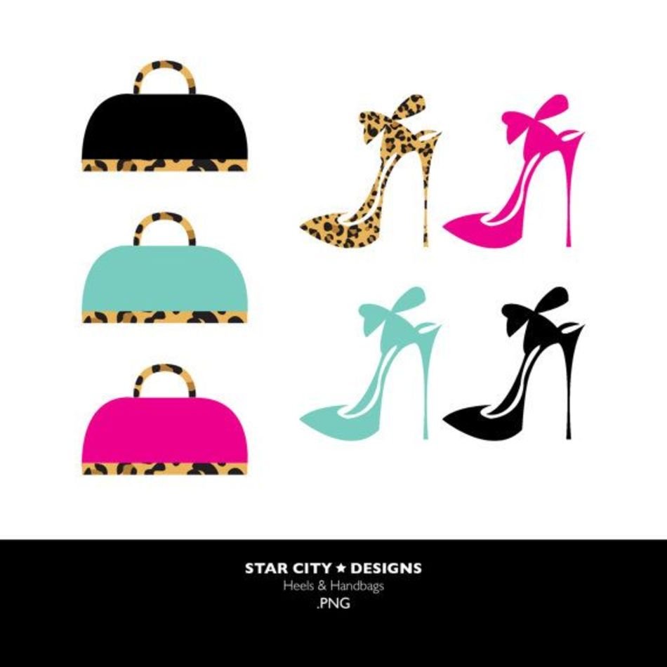 Shoe And Purse Clip Art N6