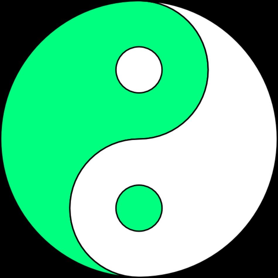 Ying Yang Clip Art N3