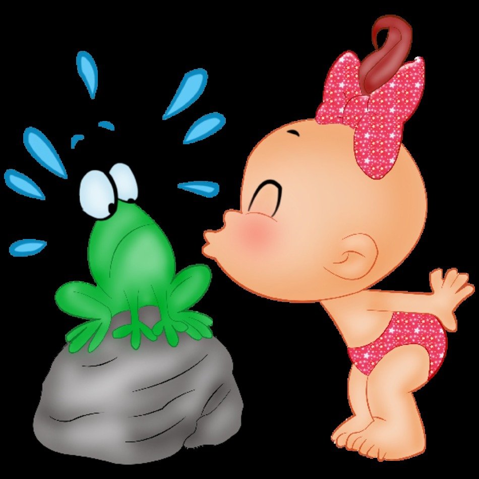 Cartoon Baby Girl Clip Art N42