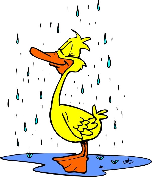 Cartoon Rain as a picture for clipart