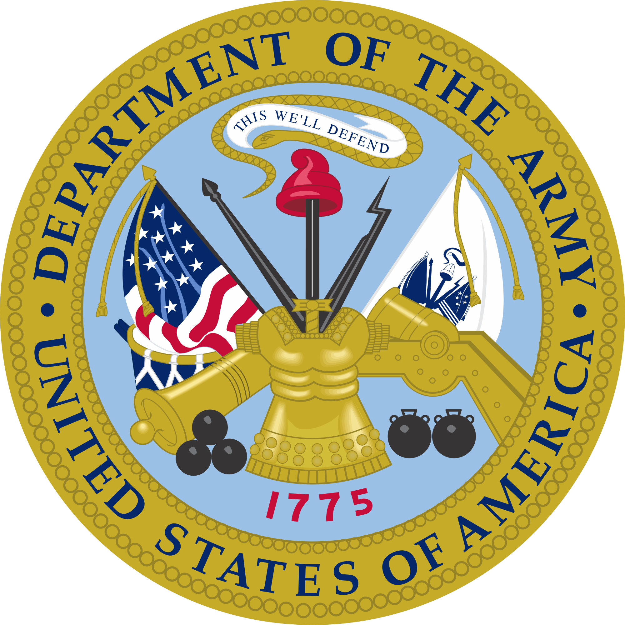 United States Department Of The Army, emblem free image download