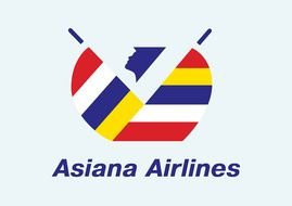 Asiana Airlines Logo drawing