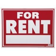 for Rent Sign text