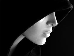 profile of a beautiful woman