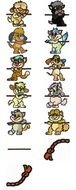 Dogs Vs Kitties set drawing