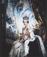 Queen Elizabeth II Coronation Portrait