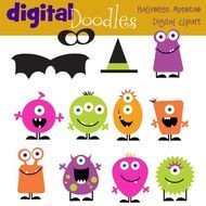 Halloween Monster Clip Art N14