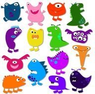 Cute Monster Clip Art N62