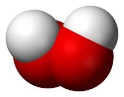 isolated hydrogen peroxide molecule