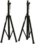 two black tripods for camcorders
