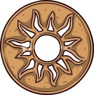 Aztec Calendar Vector N3