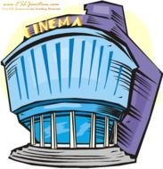 Movie Theater Building Clip Art