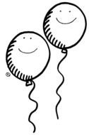 Balloon as a picture for clipart