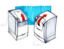 Washer And Dryer as a graphic illustration