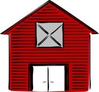 Cartoon Barn Clip Art N9