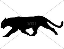 Panther Silhouette Clip Art N9