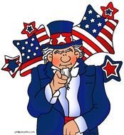 Uncle Sam Clip Art N89